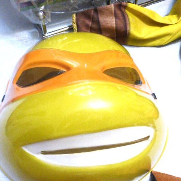TMNT Halloween COSTUME Size S Teenage Mutant Ninja Turtle Michelangelo Costume - Picture 7 of 11